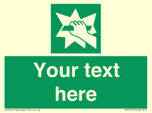 SV5215: Custom Break Glass Sign