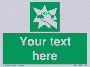 SV5215: Custom Break Glass Sign