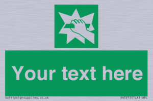 SV5215: Custom Break Glass Sign