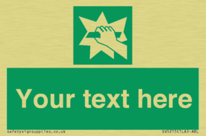 SV5215: Custom Break Glass Sign