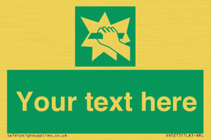 SV5215: Custom Break Glass Sign