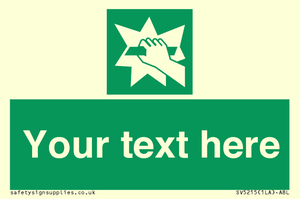 SV5215: Custom Break Glass Sign