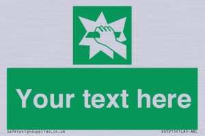 SV5215: Custom Break Glass Sign