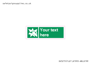 SV5215: Custom Break Glass Sign