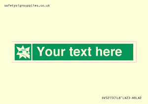 SV5215: Custom Break Glass Sign