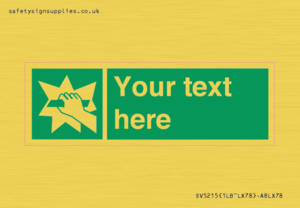 SV5215: Custom Break Glass Sign