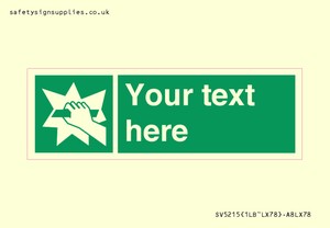 SV5215: Custom Break Glass Sign