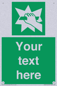 SV5215: Custom Break Glass Sign