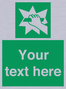 SV5215: Custom Break Glass Sign