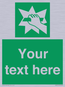 SV5215: Custom Break Glass Sign