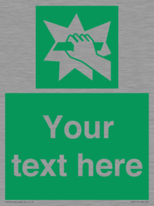 SV5215: Custom Break Glass Sign
