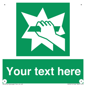 SV5215: Custom Break Glass Sign