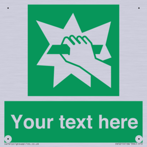 SV5215: Custom Break Glass Sign