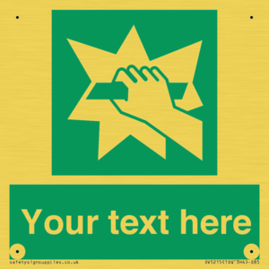 SV5215: Custom Break Glass Sign