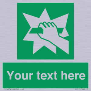 SV5215: Custom Break Glass Sign