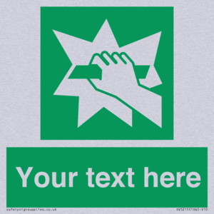 SV5215: Custom Break Glass Sign