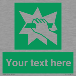 SV5215: Custom Break Glass Sign