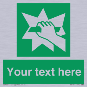 SV5215: Custom Break Glass Sign