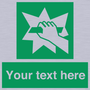 SV5215: Custom Break Glass Sign