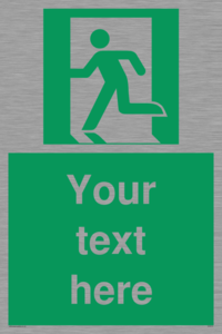 SV5216: Custom Emergency Exit Left Sign