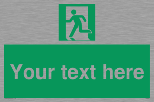SV5216: Custom Emergency Exit Left Sign