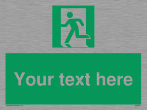 SV5216: Custom Emergency Exit Left Sign