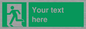 SV5216: Custom Emergency Exit Left Sign