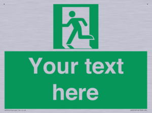 SV5216: Custom Emergency Exit Left Sign