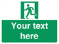 SV5216: Custom Emergency Exit Left Sign