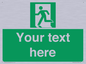 SV5216: Custom Emergency Exit Left Sign