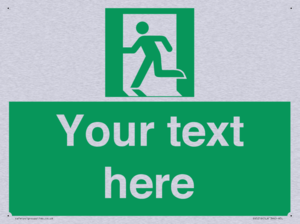 SV5216: Custom Emergency Exit Left Sign
