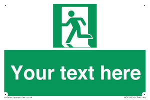 SV5216: Custom Emergency Exit Left Sign