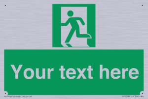 SV5216: Custom Emergency Exit Left Sign