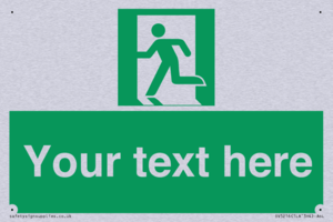 SV5216: Custom Emergency Exit Left Sign