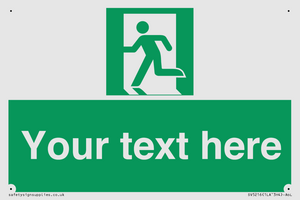 SV5216: Custom Emergency Exit Left Sign