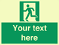 SV5216: Custom Emergency Exit Left Sign