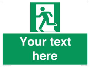 SV5216: Custom Emergency Exit Left Sign