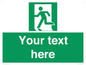 SV5216: Custom Emergency Exit Left Sign