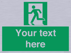 SV5216: Custom Emergency Exit Left Sign