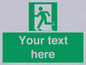 SV5216: Custom Emergency Exit Left Sign