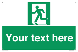 SV5216: Custom Emergency Exit Left Sign