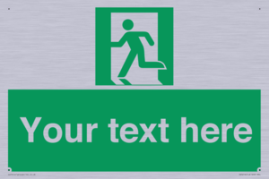 SV5216: Custom Emergency Exit Left Sign