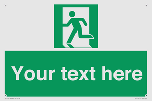 SV5216: Custom Emergency Exit Left Sign