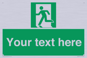 SV5216: Custom Emergency Exit Left Sign