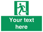 SV5216: Custom Emergency Exit Left Sign