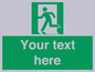 SV5216: Custom Emergency Exit Left Sign