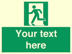 SV5216: Custom Emergency Exit Left Sign