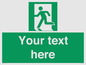SV5216: Custom Emergency Exit Left Sign