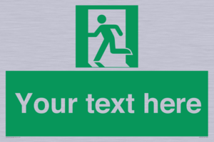 SV5216: Custom Emergency Exit Left Sign