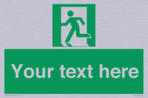 SV5216: Custom Emergency Exit Left Sign